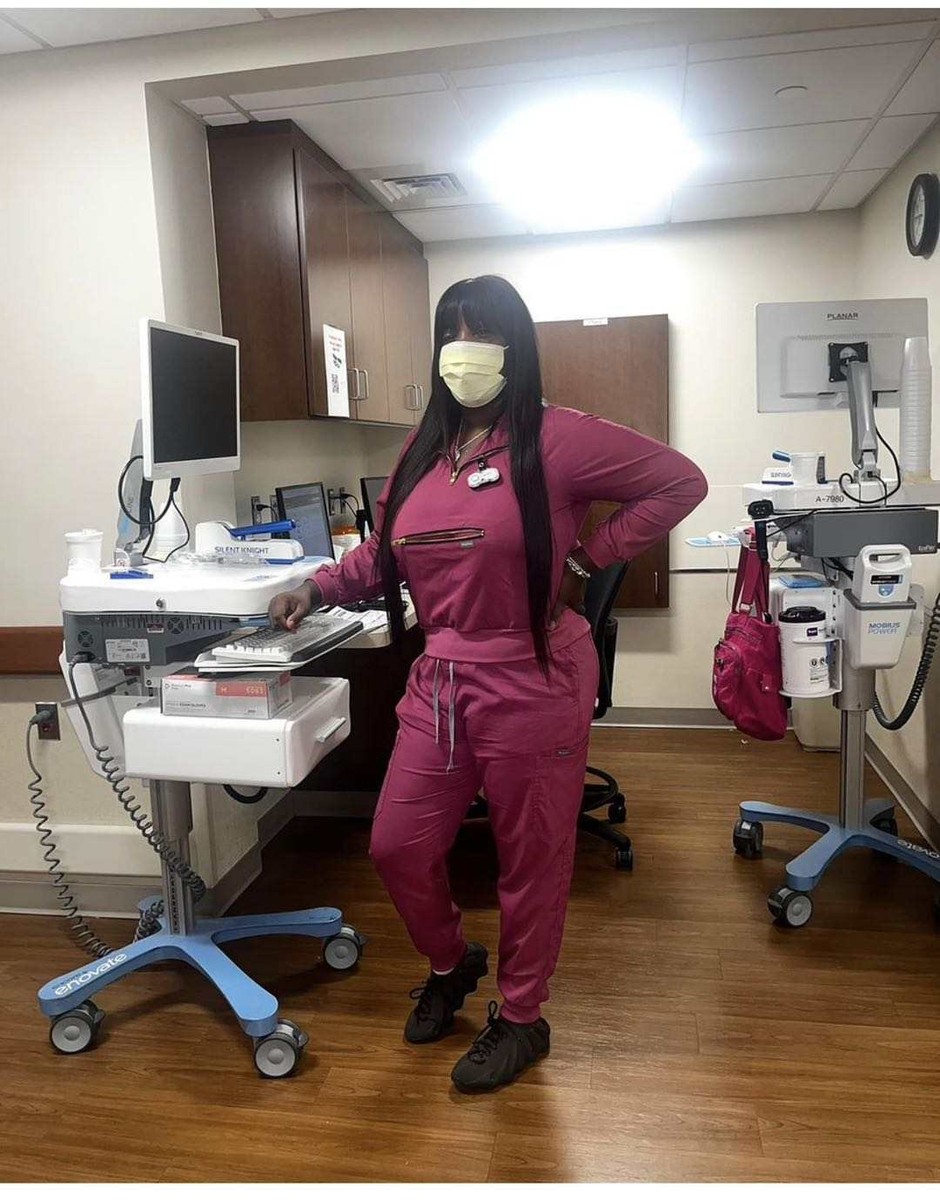 women's long sleeve scrub tops