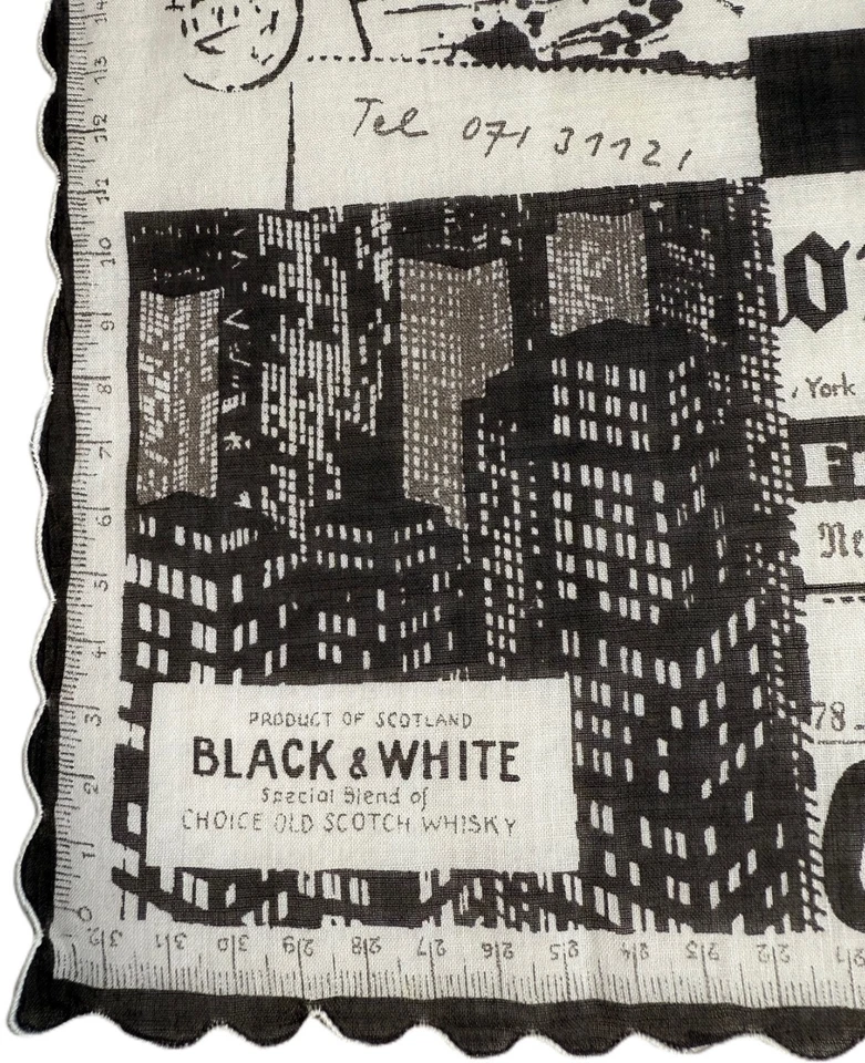 Años 50 Hanky Pour Vous Madame Paris NY Times Victoriano Jazz Eras Antiguo Escocés Asiático Foto 2 de 4