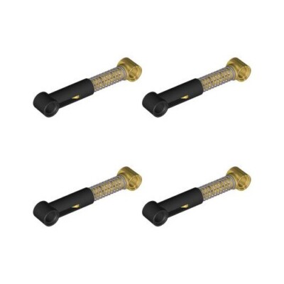 Lego Technic Steine 4x schwarz warm gold Stoßdämpfer harte Federung 89953 NEU
