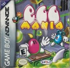 Egg Mania GBA (Brand New Factory Sealed US Version) Game Boy Advance