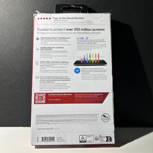 Zagg Invisible Shield XTR3 Protect Screen Protector iPhone 15 NEW - Zdjęcie 2 z 6