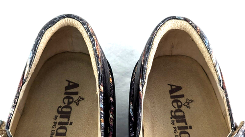 ALEGRIA PAL-252 EARTHEN Black Bronze Blue Mary Jane Shoes Women's 39 US 9 $140 * - Picture 6 of 9