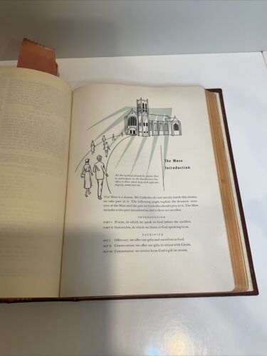 Vintage Unikat, katholische Ausgabe HEILIGE BIBEL 1953 Hardcover über 1500 Seiten - Bild 17 von 24