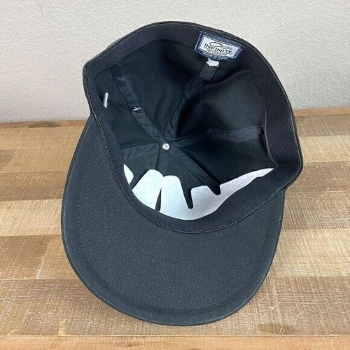 NEW Ping Golf Fitted Hat Cap Mens S/M Black Embroidered - 第 3/3 張圖片