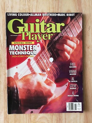 Guitar Player Magazine November 1990 Special Monster Technique - Allman Brothers