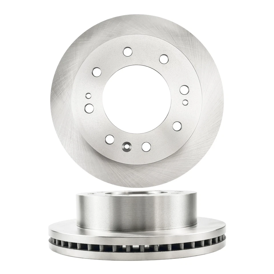 Rotores y pastillas de freno de disco delanteros KAC para Chevrolet Silverado 2500 HD 2011-2019 Foto 2 de 4