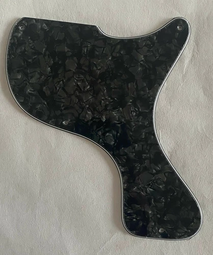 For 4-Ply Gibson Les Paul Junior 1958 DC Guitar Pickguard,Black Pearl