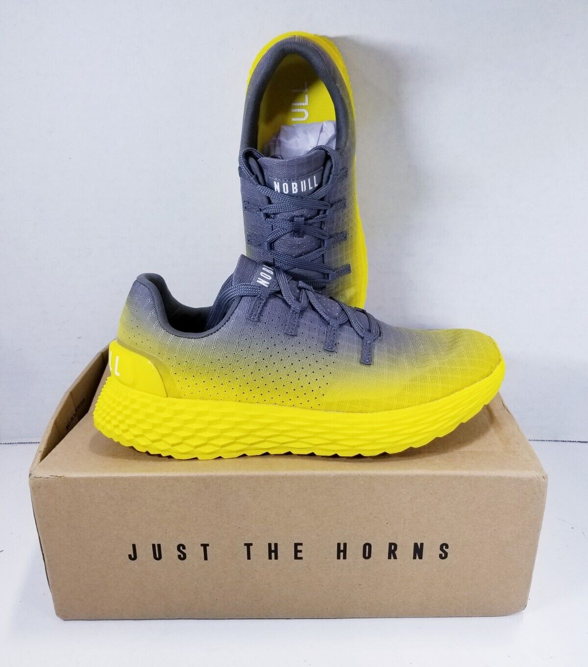 NOBULL Gradient Ripstop Runner Dark Gray/Lemon Dr… - image 1