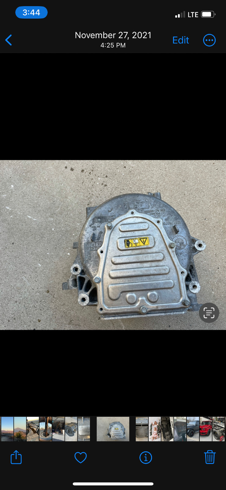 2014-2019 BMW I8 ELECTRIC EDRIVE MOTOR  OEM