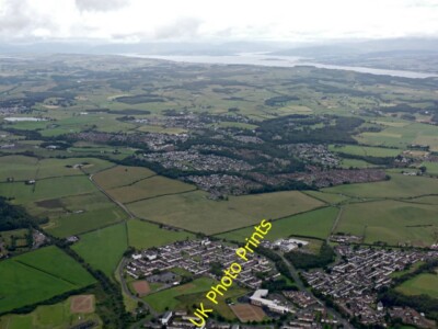 Photo 6x4 Linwood from the air Johnstone/NS4362 With Crosslee, Houston a c2015