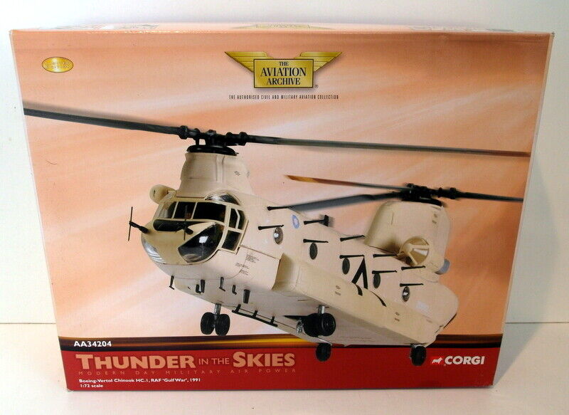 Corgi 1/72 AA34204 Boeing Vertol Chinook HC.1 RAF Gulf war Corgi 1/72 AA34204 Boeing Vertol Chinook HC.1 RAF Gulf war