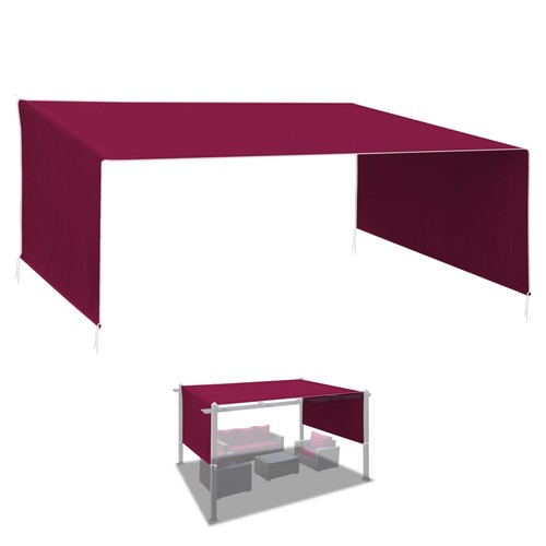 18' x 8.2' Universal Replacement Canopy Top Green Cover for Pergola Structure - 第 39/60 張圖片