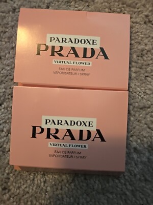 Prada Paradoxe VIRTUAL FLOWER Eau De Parfum Perfume 0.04 fl oz Lot of 2