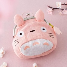 Studio Ghibli My Neighbor Totoro Coin Purse Large Totoro Sakura Pink Japan New
