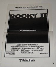 1979 ROCKY II PROMO MOVIE PRESSBOOK PRESS BOOK SYLVESTER STALLONE TALIA SHIRE