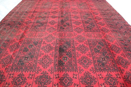 Afghan Antique 7x10 Rug, Turkmen Maldari design Oriental Rug- Hand Knotted Rugs - Picture 7 of 13