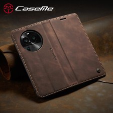 CaseMe Retro Kunstleder Flip Wallet Hülle Schutztasche Case fr OPPO Find X6/ Pro