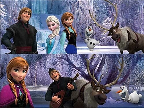 NEW Disney Frozen 5 Wood Puzzles Elsa Anna Olaf Kristoff in a Wood Box - Picture 3 of 5