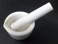 CoorsTek 60310 60311 Porcelain mortar and pestle