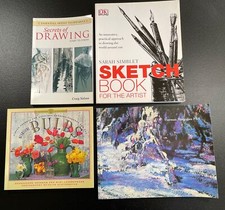 Art Book Lot For Sketch, Drawing And Two Bonus Books. Sketch Book For The Artist