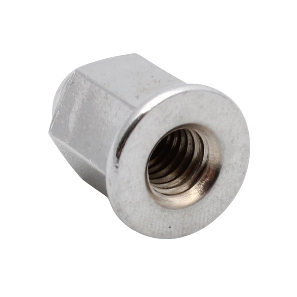 Original Hutmutter 6mm M6 chrom Krümmer für Honda # 90304-438-000 - Bild 3 von 4