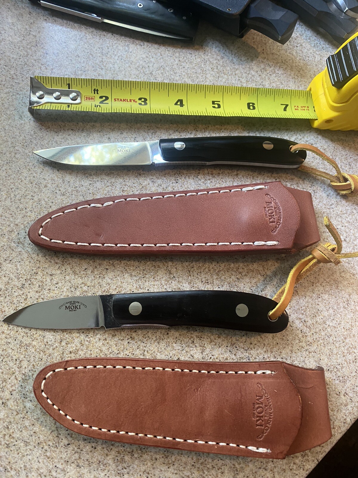 moki knife fixed blade w sheaths 2 piece lot eBay