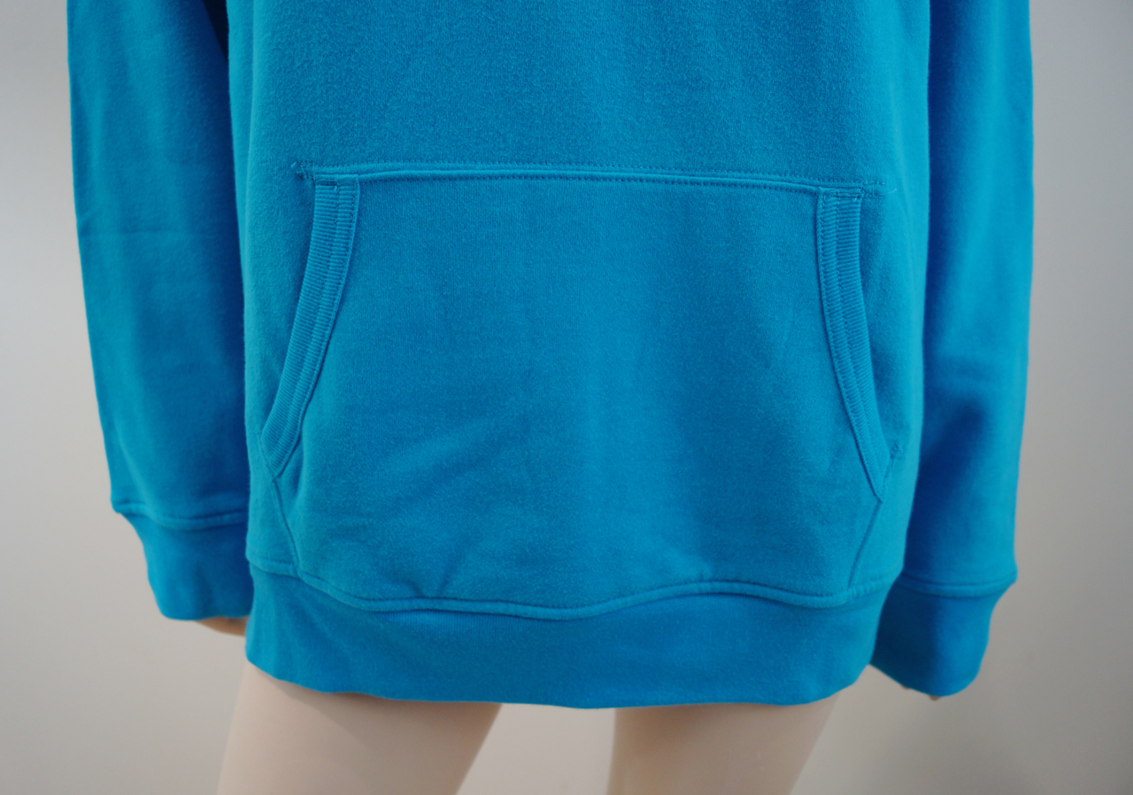 Felpa con cappuccio POLO RALPH LAUREN ragazzo blu caraibico grande pony nuova con etichette