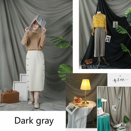8 Color Photo Backdrops Cloth Studio Screen Background Cloth Solid Fabric Decor - Picture 4 of 19