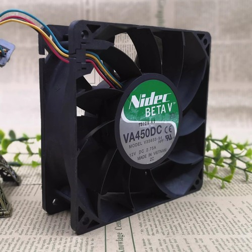Nidec V35633-94 12038 DC12V 2.75A 12CM 4-Wire Silent Cooling Fan - Picture 2 of 3