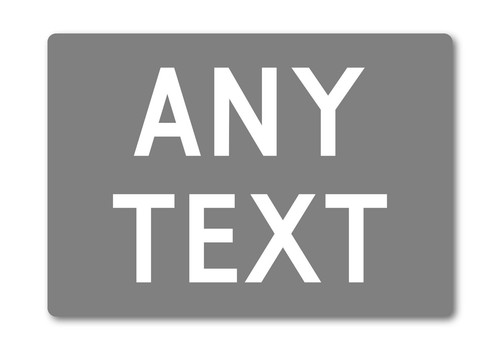 Personalised Any Text Metal Sign Plaque. Custom. Wall, Street. Indoor Outdoor - Picture 26 of 61