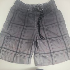 OP Board Shorts Men  s Medium 32/34 Swim Cargo Pocket Lined Elastic Waist