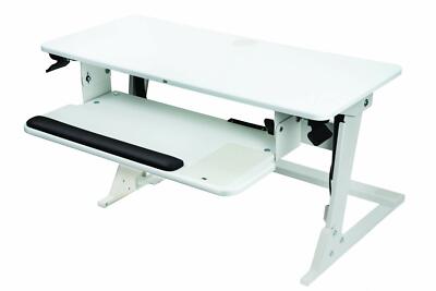 3M Precision Standing Desk, White, SD60W