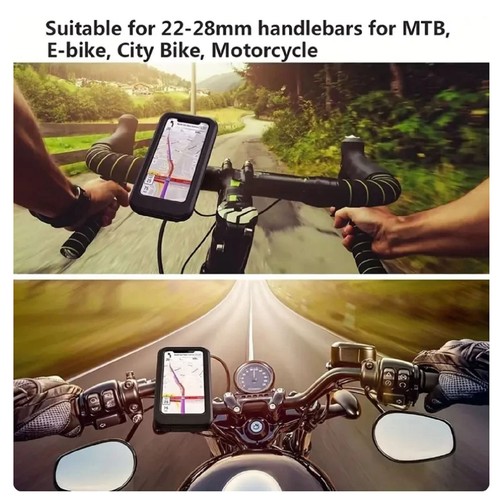 Universal Adjustable Waterproof Bike Cycle Phone Support Mount Holder Case - Picture 8 of 11