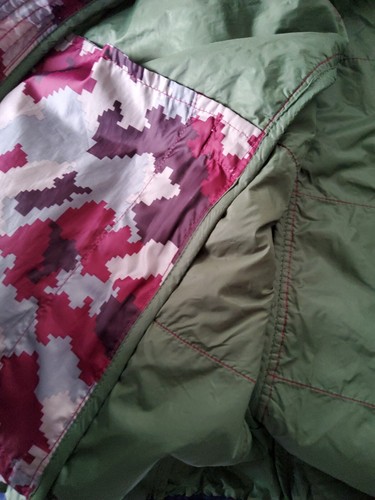 Womens Sisley Quilted Lightweight Jacket Large L Full Zip - Picture 7 of 8
