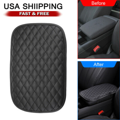 #ad Car Universal Accessories Armrest Cushion Cover Center Console Box Pad Protector $6.05