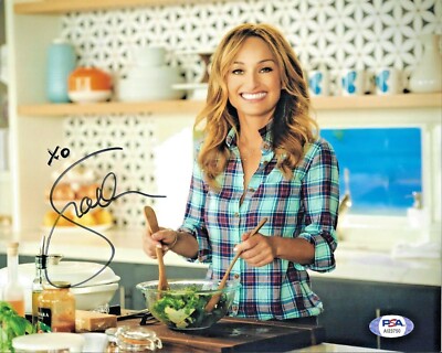 Giada De Laurentiis Food Network Celebrity Signed 8x10 Photo PSA/DNA