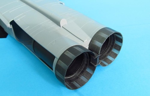 MiG-25PD. Jet Nozzles (Resin) Scale 1:48 (for ICM Aircraft Kit Model) MDR4830 - Picture 2 of 4