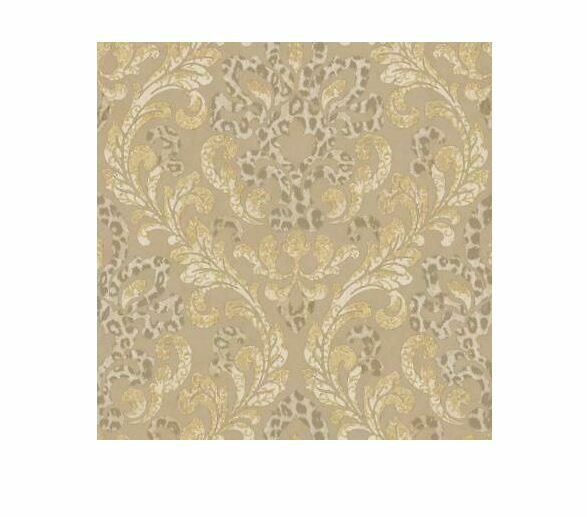 Rasch Textil Vlies Luxus Tapete Victoria 005843 Barock Sand Gold Braun 70Cm Brei-image