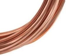  Square Copper Wire 20,18,16,14 Ga. choose Length and gauge , Solid bare copper 
