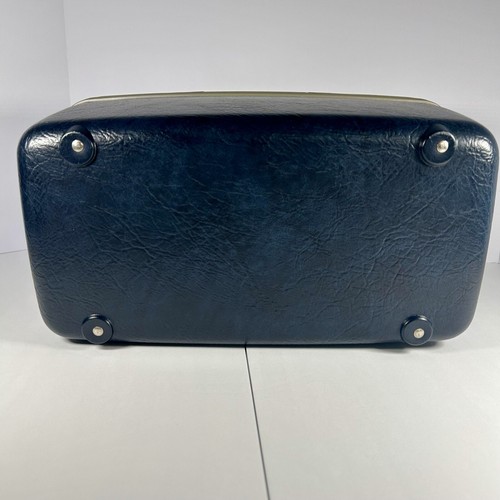 Vintage Samsonite 2800 Series Train Case Blue Hard Shell Makeup Vanity Luggage - Picture 14 of 14