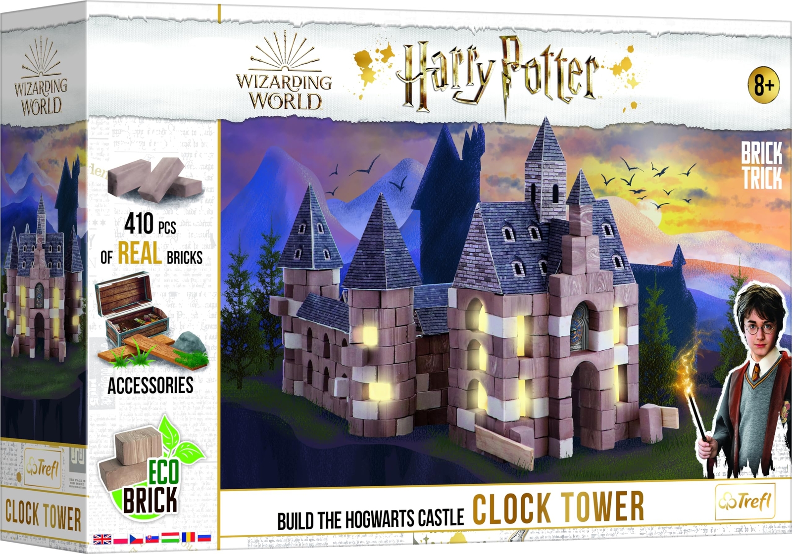 Thumbnail - Trefl Brick Trick Build With Bricks – Harry Potter, Hogwarts, Magie,