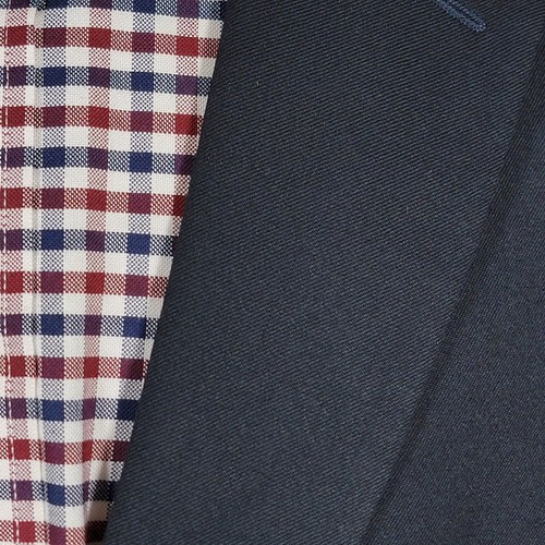 Joseph Feiss Men's Sport Coat Blazer Two Button Brown Plaid Wool Silk Size 46XL - Picture 5 of 16