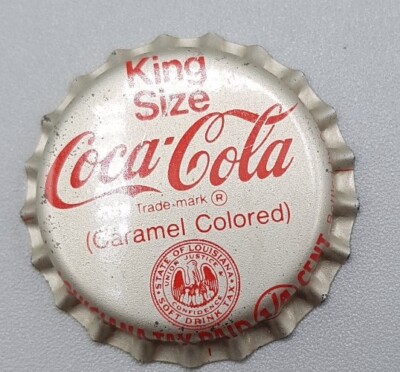 Coca-Cola Coke King Size Louisiana Soft Drink Tax Bottle Cap -  Shreveport