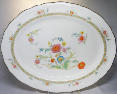 SHANGRI-LA by Aynsley Oval Platter 13.5'' long NEW NEVER USED made in England