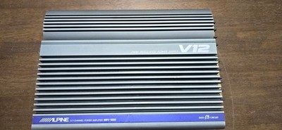 Vintage Alpine V12 Mrv-1000 2/1 Channel Power Amplifier Amp for