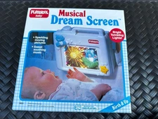 Vintage Playskool Baby Musical Dream Screen Attachable Crib Toy 1990s New in Box