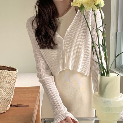 Womens Fashionable Loose Knit Shawl Top Suitable for Spring and Summer - Picture 11 of 21