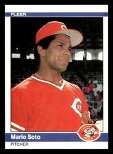1984 Fleer #483 Mario Soto