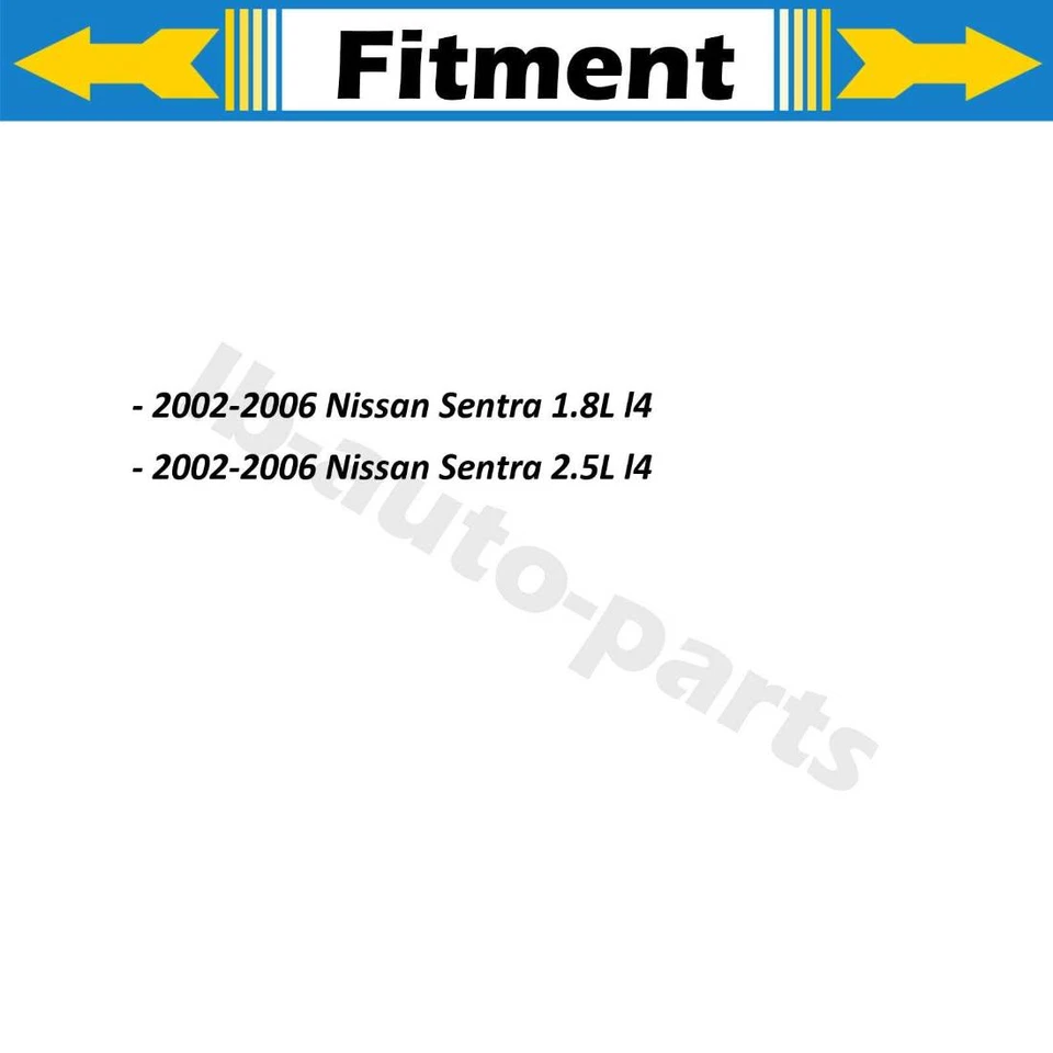 Manguera de freno delantera 2x para Nissan Sentra 2002 2003 2004 2005 2006 1,8 L Foto 2 de 4