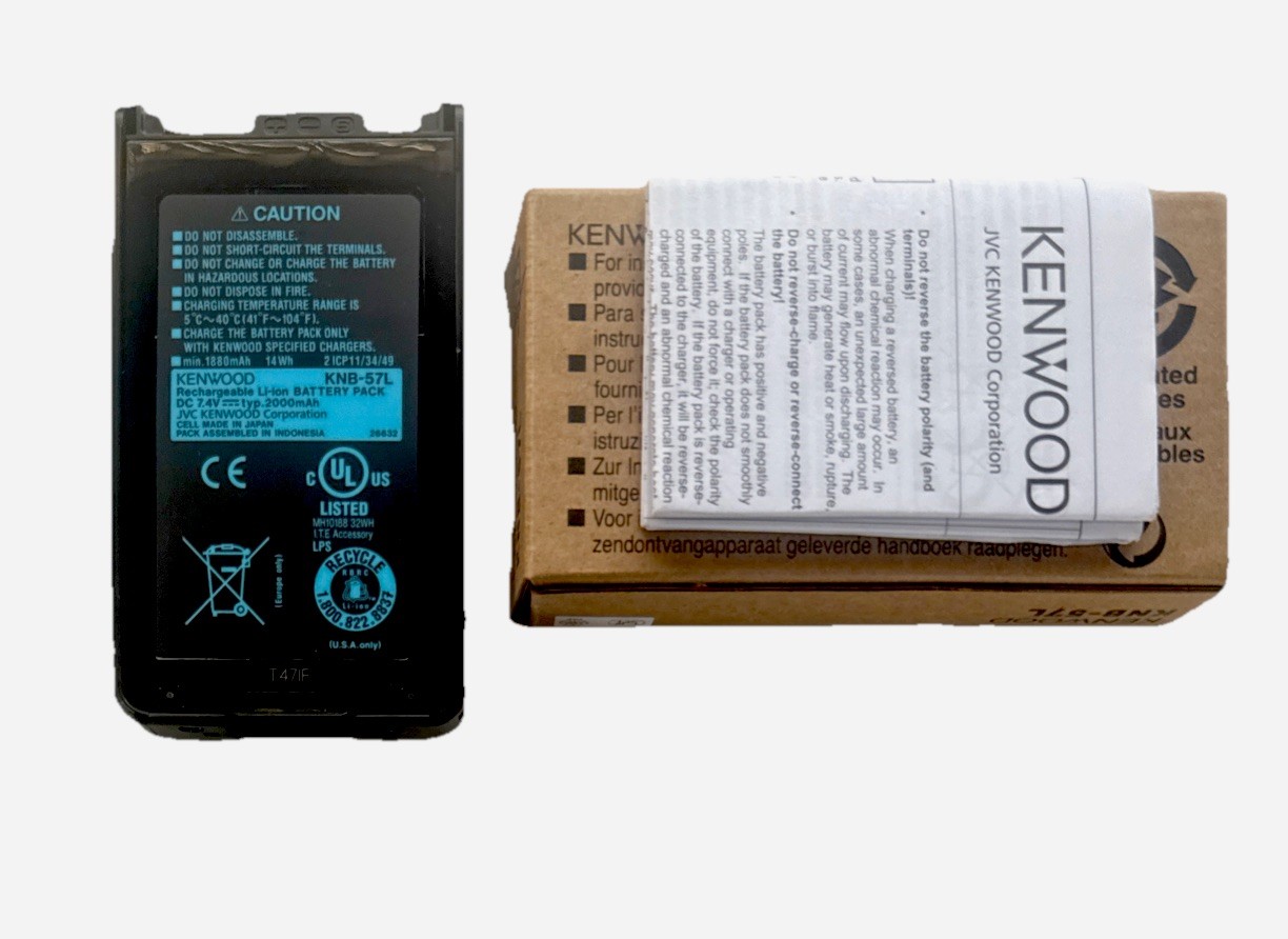 2000MAH KENWOOD KNB-57L OEM LI-ION BATTERY KNB-35L KNB55L TK2360 TK3360K KNB57L